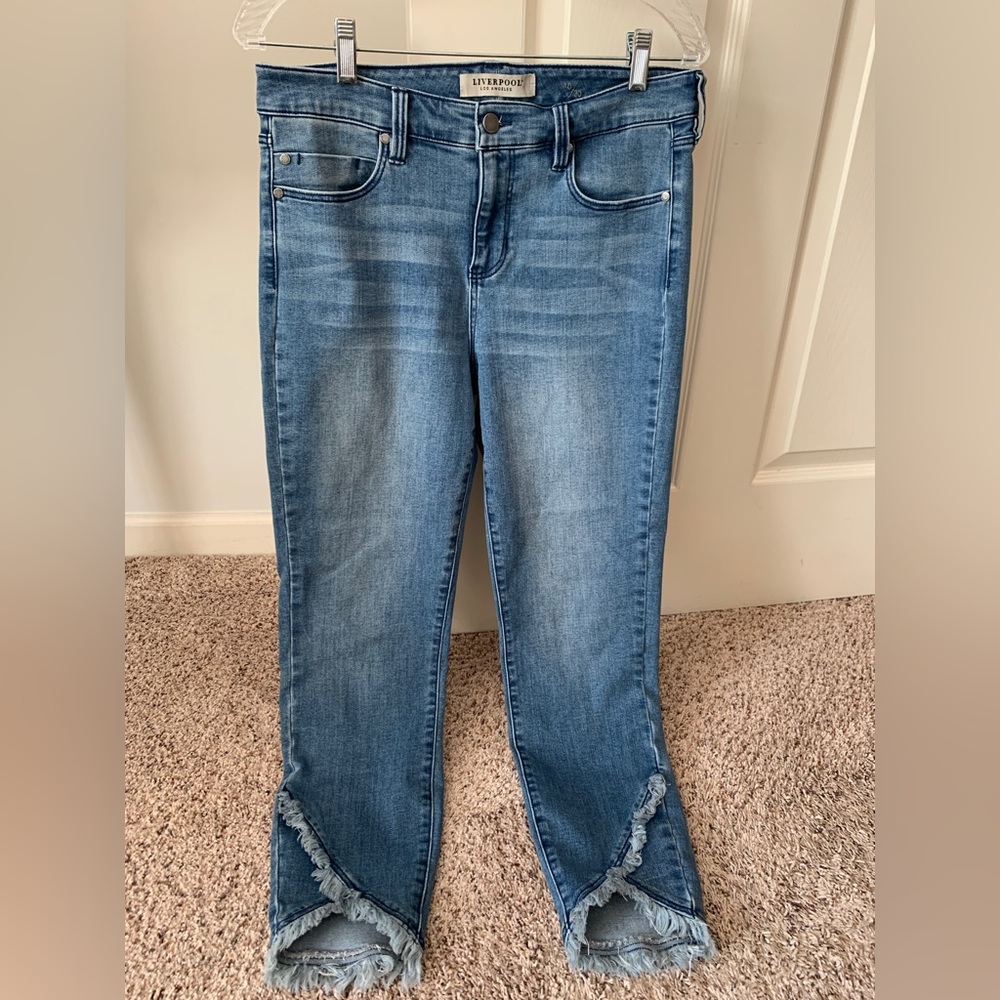 Liverpool Skinny Crop Jeans